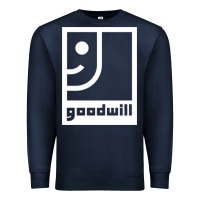 Navy goodwill classic Premium Sweatshirt - artisFamous
