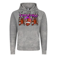 Cloud Rock Football Mom Vintage Hoodie - CowhideDigitalArt