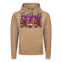 Vintage Coffee Football Mom Vintage Hoodie - CowhideDigitalArt