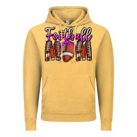 Vintage Mustard Football Mom Vintage Hoodie - CowhideDigitalArt