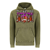 Vintage Olive Football Mom Vintage Hoodie - CowhideDigitalArt
