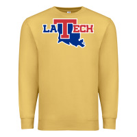 Antique Gold louisiana tech athletics Premium Sweatshirt - artisFamous