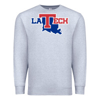 Heather Grey louisiana tech athletics Premium Sweatshirt - artisFamous