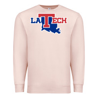 Pale Pink louisiana tech athletics Premium Sweatshirt - artisFamous