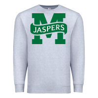 Heather Grey manhattan jaspers Premium Sweatshirt - artisFamous