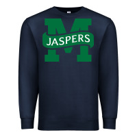 Navy manhattan jaspers Premium Sweatshirt - artisFamous