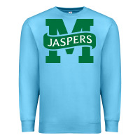 Ocean Blue manhattan jaspers Premium Sweatshirt - artisFamous