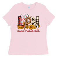 Bubblegum Pink Western Lpn Licensed Practical Nurse Ladies Tee - FaDigitalArtStudio