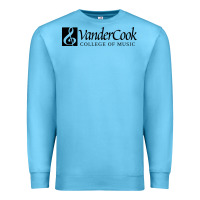 Ocean Blue Vandercook College of Music Premium Sweatshirt - artisFamous