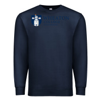 Navy Wheaton College (Illinois) Premium Sweatshirt - artisFamous