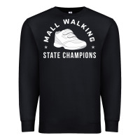 Black funny mall walking state champions Premium Sweatshirt - artisFamous