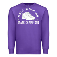 Purple funny mall walking state champions Premium Sweatshirt - artisFamous