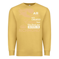 Antique Gold women are born in richmond Premium Sweatshirt - artisFamous