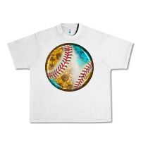 Lunar Rock baseball with sunflower round earrings Urban Heavy Tee - BundleAndBundleShop