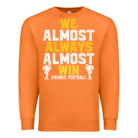 Carrot vikings we almost always almost win   funny sports Premium Sweatshirt - artisFamous