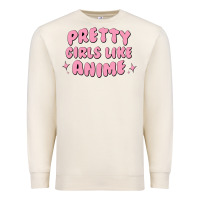 Sandshell Pretty Girls Like Anime Premium Sweatshirt - artisFamous