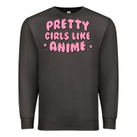 Smoke Pretty Girls Like Anime Premium Sweatshirt - artisFamous