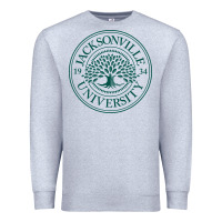 Heather Grey jacksonville university Premium Sweatshirt - artisFamous