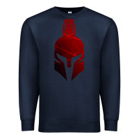 Navy Spartan Premium Sweatshirt - artisFamous