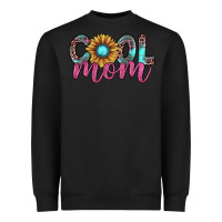 Black cool mom Heavyweight Sweatshirt - JahusDesignShop