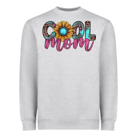 Heather Grey cool mom Heavyweight Sweatshirt - JahusDesignShop