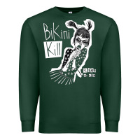 Sports Green bikini kill Premium Sweatshirt - artisFamous