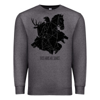 Charcoal Heather these arms are snakes Premium Sweatshirt - artisFamous