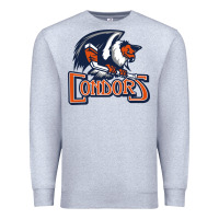 Heather Grey Condors, The Bakersfield Premium Sweatshirt - artisFamous