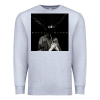 Heather Grey royal blood Premium Sweatshirt - artisFamous