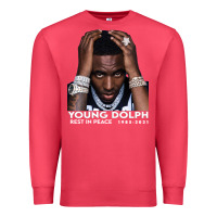 Cardinal Rest in Peace Young Dolph Premium Sweatshirt - artisFamous