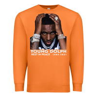 Carrot Rest in Peace Young Dolph Premium Sweatshirt - artisFamous