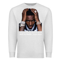 Oatmeal Heather Rest in Peace Young Dolph Premium Sweatshirt - artisFamous