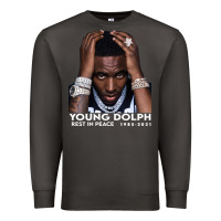 Smoke Rest in Peace Young Dolph Premium Sweatshirt - artisFamous