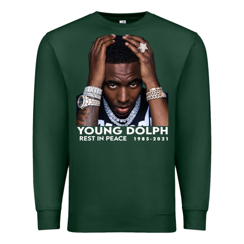 Rest In Peace Young Dolph Premium Sweatshirt by artisFamous | Teevron