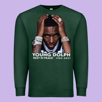 Rest In Peace Young Dolph Premium Sweatshirt Designed By Artisfamous
