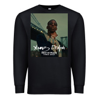 Black Rest in Peace Young Dolph Premium Sweatshirt - artisFamous