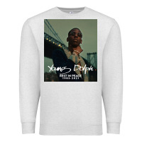 Oatmeal Heather Rest in Peace Young Dolph Premium Sweatshirt - artisFamous