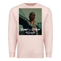 Pale Pink Rest in Peace Young Dolph Premium Sweatshirt - artisFamous