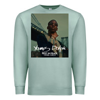 Seafoam Rest in Peace Young Dolph Premium Sweatshirt - artisFamous