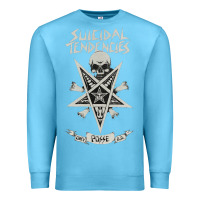 Ocean Blue suicidal tendencies Premium Sweatshirt - artisFamous