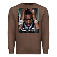 Chestnut Rest in Peace Young Dolph Premium Sweatshirt - artisFamous