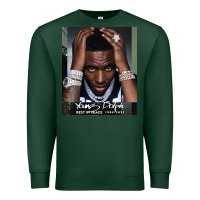 Sports Green Rest in Peace Young Dolph Premium Sweatshirt - artisFamous