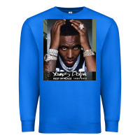 True Royal Rest in Peace Young Dolph Premium Sweatshirt - artisFamous