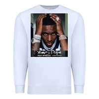White Rest in Peace Young Dolph Premium Sweatshirt - artisFamous