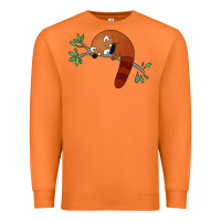 Carrot red panda sleeping Premium Sweatshirt - artisFamous