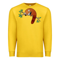 Lemon red panda sleeping Premium Sweatshirt - artisFamous