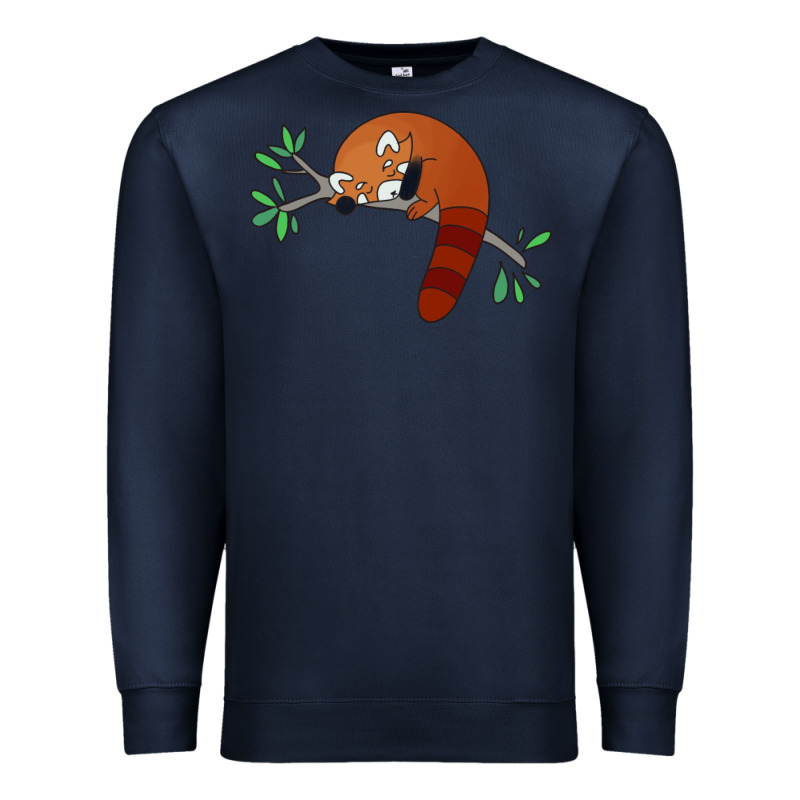 Red Panda Sleeping Premium Sweatshirt by artisFamous | Teevron