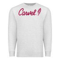 Oatmeal Heather Carvel (Ice Cream) Cafe Premium Sweatshirt - artisFamous