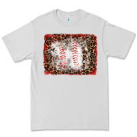 Dove Grey baseball leopard background Premium Tee - RanaPortraitStore