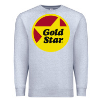 Heather Grey Gold Star Chili Resto Premium Sweatshirt - artisFamous